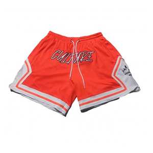 Short de plage personnalisé pour hommes à séchage rapide 100% polyester solide élastique taille moyenne Short tricoté parfait cadeaux personnalisés numéro de nom - Product Image 4
