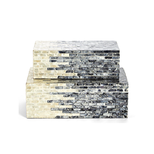 Venta caliente bonito estilo diseño madre perla caja fregona incrustaciones rectángulo artesanía al por mayor de Vietnam para cosas de almacenamiento - Product Image 4