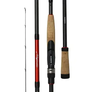 20 modello Shimano maestoso lancio lungo canna da pesca esca con bocca rivolta verso l'alto e manico dritto per la pesca del luccio