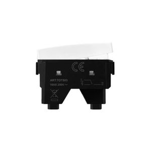 สวิตช์สองทางแบบเสาเดี่ยวสีขาว 16A 250V - Product Image 3