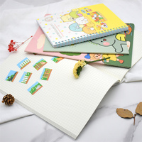 Carnet spirale coréen personnalisé A5, 50 feuilles lignées, pour le suivi des objectifs scolaires, avec logo personnalisé, vente en gros directe usine