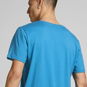 Camisetas 100% algodón para hombre, camiseta de jersey orgánico para hombre, camiseta de manga corta con bolsillo, camiseta de verano para hombre, camiseta ajustada. - Product Image 5