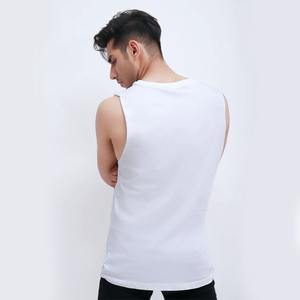 Débardeur décontracté 100% en coton pour hommes, débardeur à dos nageur, respirant, pour l'été, fitness, musculation, style quantité minimale de commande bas, tricoté - Product Image 3