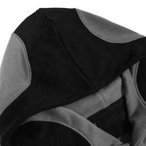 Sudadera con capucha bordada personalizada de alta calidad, nuevo jersey de Color gris, Sudadera con capucha bordada de Color negro para hombres - Product Image 3