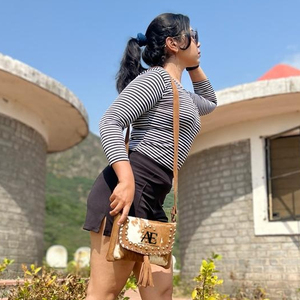 Nouveau Style occidental cheveux sur cacher fourrure daim cuir fronde sacs de haute qualité Boho Style femmes en cuir gland suspendus sacs à bandoulière - Product Image 1