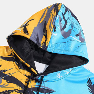 Sweat-shirts d'hiver pour hommes en polyester léger à 100 %, sublimation, impression personnalisée, séchage rapide et respirant - Product Image 2