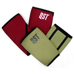 Manchons de genou en néoprène QST 7 mm, fabrication directe, musculation, compression, logo personnalisé, genouillères de gym, protection professionnelle, antidérapant - Product Image 1