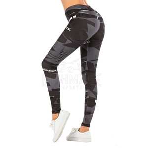 Legging de bonne qualité pour femmes Logo personnalisé Legging pour femmes Legging de yoga pour femmes à prix raisonnable - Product Image 5