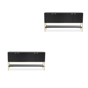 Buffet Jemima Buffet classique et élégant de style moderne avec espace de rangement de qualité supérieure pour la décoration du salon - Product Image 6