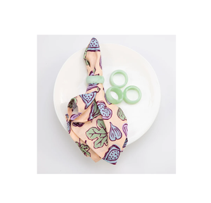 Rond de Serviette en Résine Écologique, Rond de Serviette de Dîner en Or, de Forme Ronde et de Mariage, au Meilleur Prix - Product Image 1