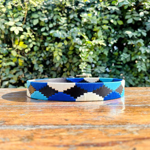 Ceinture de polo en cuir véritable pour hommes de nouveau design avec fil recyclé et boucle en laiton OEB - Product Image 4