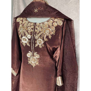 Elegant Traditional Punjabi Suits Buy Online Salwar Kameez in <b>Silk</b> and Georgette Indian Pakistani Style Clothing - Product Image 2