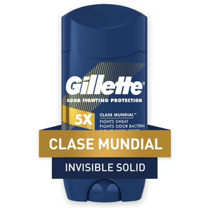 Gillette Déodorant anti-transpirant pour hommes, solide invisible, Clase Mundial - Product Image 2