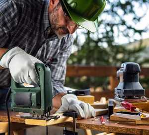 Gants de travail en cuir de vachette robustes X-Large de haute qualité pour conducteurs camion conduite entrepôt jardinage agriculture - Product Image 5