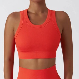 Sujetador deportivo ligero y sin costuras con espalda cruzada de último diseño para mujeres de talla grande Ropa de yoga y correr de alto impacto - Product Image 2