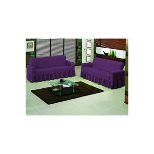 Bürümcük ผ้าคลุมโซฟา 2 ชิ้น แม็กซี่ รุ่น สีม่วง - Product Image 1