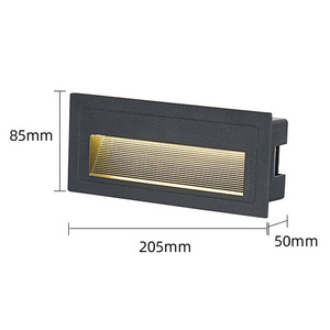 Beste 85-265 V 6 W Treppenbeleuchtung Traktor eingebettetes unterirdisches Treppenlicht Treppenbeleuchtungsoptionen - Product Image 2