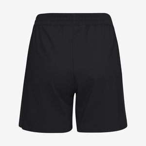 Shorts de sport pour femmes, bleu uni, 100% polyester, taille élastique, séchage rapide, coupe régulière, shorts de jogging pour femmes - Product Image 4