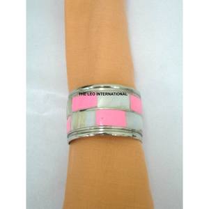 Anillos de Servilleta Redondos de Madera con Acabado Marrón, Anillos de Servilleta Decorativos Modernos al por Mayor, Vajilla de Madera - Product Image 3