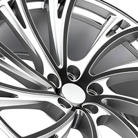Jantes en alliage d'aluminium forgé JWYC, nouvelle promotion, design sportif concave profond, 20 mm, finition noire, haute résistance, légères, garantie 5 ans