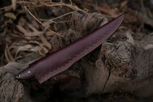 Cuchillo De Filete de acero de Damasco hecho a mano con hoja de 8 pulgadas, ambidiestro, Extra afilado, mango de madera Pakka estabilizado, personalizable - Product Image 6