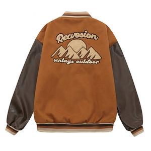 แจ็กเก็ตทีมตัวแทนผ้าขนแกะสีแดงลำลองปักโลโก้ได้ตามต้องการ - Product Image 4