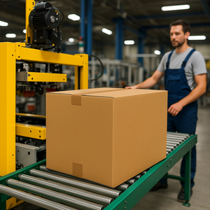 Caja de cartón corrugado grande impresa personalizada de alta resistencia | Embalaje de exportación para envíos de baterías solares - Product Image 2