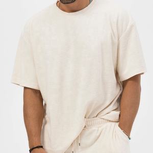 T-shirts pour hommes à manches courtes, t-shirts d'été pour hommes, t-shirt en coton biologique, t-shirt en tissu éponge pour hommes - Product Image 5