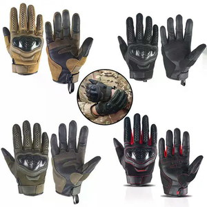 Gants tactiques d'extérieur en gros pour les forces spéciales Gants tactiques durables en microfibre avec écran tactile avec logo personnalisé - Product Image 5