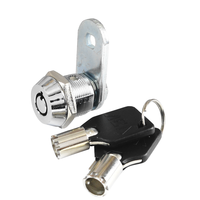 ABA Taiwan High-Security Durable Cylinder Locks 60mm Backset 2 Keys Bright Chrome Plated Secure Access Customizable for ATM