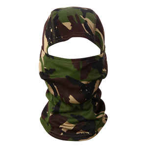 Balaclava tactique rayée en polyester, protection du cou, taille élastique, grande taille, ski, cyclisme, chasse, camping - Product Image 2