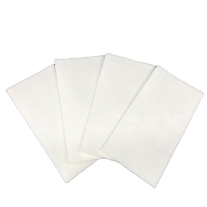 Serviettes en tissu doux blanc 1 pli 2 plis pour bureau, restauration et événements-Paquet de 200g - Product Image 2