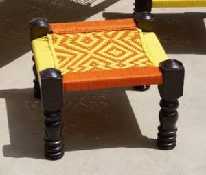 งานฝีมือเตียงไม้ที่ประณีตแบบอินเดียทำด้วยมือใส่สบายและมีสไตล์ - Product Image 1