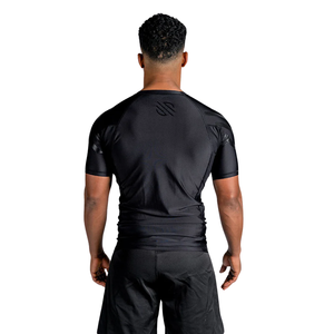 2024 Logo personnalisé été UPF 50 + Protection solaire UV MMA Rash Guard à capuche à manches longues Compression chemise unisexe Spandex/Nylon - Product Image 3