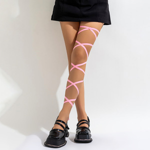 Elastique Cuisse Ruban <span class=keywords><strong>Jarretière</strong></span> Femmes Sexy Jambe Wraps pour Rave Dancing Party - Product Image 2