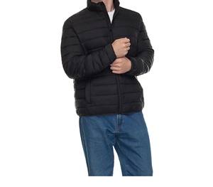 Manufacturer Custom Brand Shiny Puffer Jacket Winter Coat Bubble Coat Unisex Zip up Outdoor <b>Black</b> <b>Windbreaker</b> Jacket Wholesale - Product Image 1