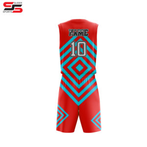 Ensemble d'uniformes de basketball imprimés pour adultes, qualité supérieure, 100 % polyester, séchage rapide, respirant, été, service OEM, option grandes tailles - Product Image 2