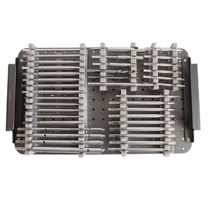 Juego de instrumentos quirúrgicos dentales manuales ortopédicos básicos, fijador interno de columna vertebral para cirugía espinal, instrumento de extracción de tornillos rotos - Product Image 2