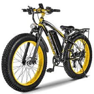 Vélo de montagne électrique pour adultes en acier au carbone, 27 vitesses, 72V 12Wh, moteur central, batterie au lithium, pliable, hydraulique, portable pour l'extérieur - Product Image 2