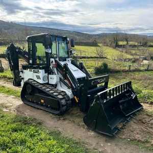 รถตักล้อยางไฮโดรเมค มินิ ดีเซล รุ่น HMK 310NLC-4 62T 145LC 102B MY10 ขับเคลื่อน 4 ล้อ พร้อมหัวเจาะดินหน้า/หลัง - Product Image 5