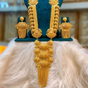 2024 Best Buy Ready 24K chapado en oro Estilo Vintage conjunto de joyería de moda fabricante indio inspirado Comoras Mayotte-cobre rápido - Product Image 1