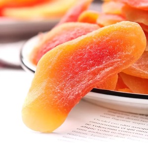 Deliciosos dados secos papayas nutritivos veganos papaya chips excelente sabor de la fábrica de Vietnam - Product Image 1