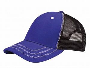 Vente en gros prix d'usine casquettes de baseball en maille personnalisées de haute qualité bon marché casquette de camionneur 5 panneaux mode plage classique OEM - Product Image 5