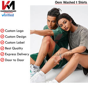 Camisetas de algodón de gran tamaño para hombre, camisetas holgadas de verano Vintage lavadas, camisetas informales de manga corta para gimnasio, camisetas transpirables para todo el día - Product Image 6