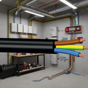 Câble d'alimentation trois conducteurs H05VV-F 3x1,5 mm² 10m Noir PP0365 1 - Product Image 3