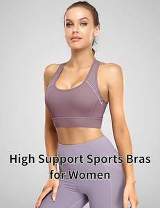 Soutien-gorge de compression personnalisé pour femme, vêtement de sport et de yoga en tissu Spandex, anti-transparence, haute qualité, moderne, à manches longues et ajusté - Product Image 2