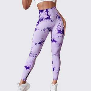 Vente en gros de leggings de yoga taille haute de haute qualité pour le sport leggings de yoga pour filles vêtements de fitness leggings de yoga pour femmes - Product Image 3