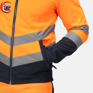 Men's High Quality Top Trending Customized <b>Softshell</b> <b>Jacket</b> Breathable Waterproof Reflective <b>Hi</b> <b>Vis</b> for Outdoor Activities - Product Image 4