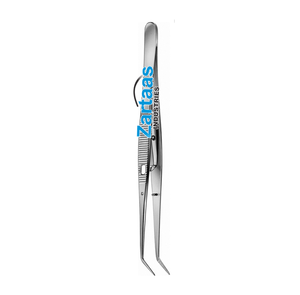 LONDON-COLLEGE Pince à dents coudée 150 mm (6 ") dentelée avec cliquet Instruments chirurgicaux réutilisables non stériles - Product Image 2