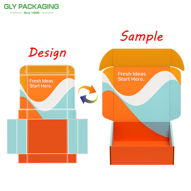 Custom Eco Friendly Recyclable Packaging Boxes with Embossing Matt Lamination & UV Coating for Small Business Fast Shipping